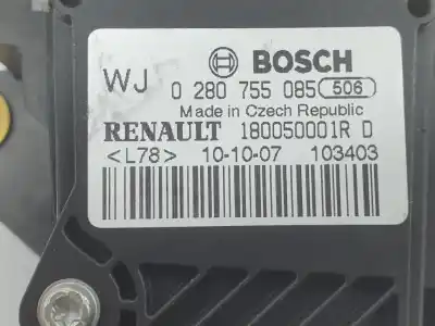 Автозапчасти б/у педальный потенциометр за renault latitude (l70_) 2.0 dci 175 (l70y) ссылки oem iam 180050001r  180050001r