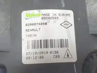 Автозапчасти б/у левая противотуманная фара за renault latitude (l70_) 2.0 dci 175 (l70y) ссылки oem iam 8200074008