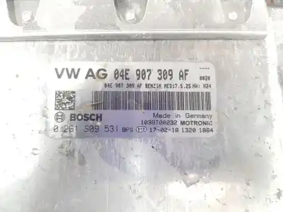 Second-hand car spare part ecu engine control for skoda fabia iii (nj3) 1.2 tsi oem iam references 04e907309af  04e907309af