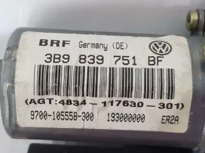 Second-hand car spare part rear left window motor for volkswagen passat b5.5 variant (3b6) 1.9 tdi oem iam references 3b9839751bf  3b9839751bf
