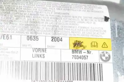 Peça sobressalente para automóvel em segunda mão airbag frontal lado esquerdo por bmw 5 (e60) 530 d referências oem iam 72126963021  72126963021