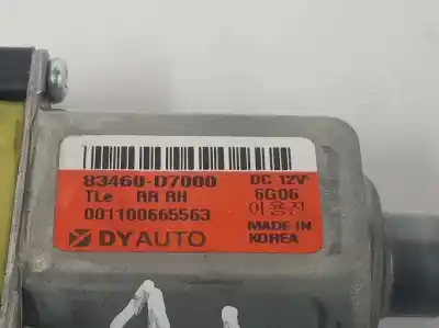 Автозапчастина б/у двигатель заднього правого скла для hyundai tucson (tl, tle) 1.7 crdi посилання на oem iam 83460d7000  001100665563