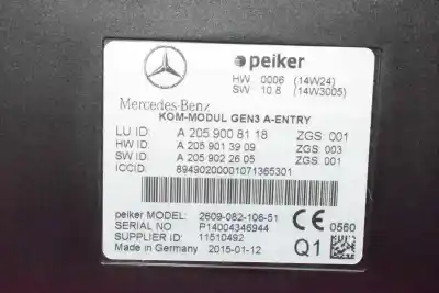 Second-hand car spare part electronic module for clase c clase c lim. 2.1 cdi oem iam references a2059008118  a2059013909