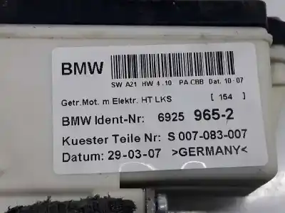Peça sobressalente para automóvel em segunda mão motor elevador vidro traseiro esquerdo por bmw x3 (e83) 2.0 d referências oem iam 6925965  67626925965