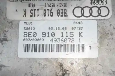 Автозапчасти б/у блок управления двигателем за audi a4 b7 (8ec) 2.0 tfsi ссылки oem iam 8e0910115k  8e0910115k