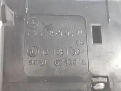 Second-hand car spare part rear left power window switch for mercedes-benz clase ml bm 164 280 300 cdi 164.120 oem iam references a2518200510  a2518200510