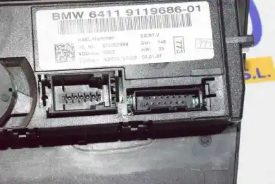 Peça sobressalente para automóvel em segunda mão comando de sofagem (chauffage / ar condicionado) por bmw 3 touring (e91) 320 d referências oem iam 64119119686  64119199259