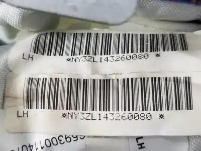 Автозапчастина б/у передня ліва подушка безпеки для nissan pulsar fastback (c13) 1.5 dci посилання на oem iam 985p13zl0a  985p13zl0a