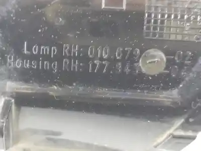 Second-hand car spare part right fog light for nissan pulsar fastback (c13) 1.5 dci oem iam references 261501ha0a  261501ha0a