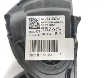 Second-hand car spare part potentiometer for citroen celysée 1.2 12v vti oem iam references 9671433780  9671433780