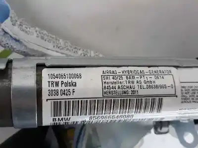 Автозапчасти б/у передняя правая подушка безопасности за bmw 3 (e90) 318 d ссылки oem iam 72126966646  30380425f