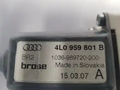 Автозапчасти б/у мотор заднего левого стекла за audi q7 (4l) 3.0 v6 24v tdi ссылки oem iam 4l0959801b  4l0959801b