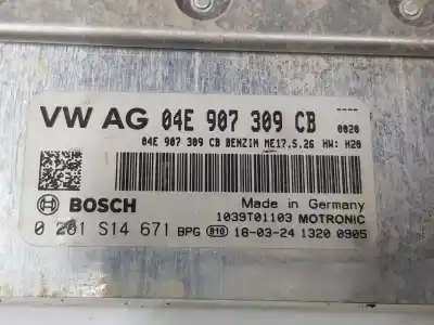 Автозапчастина б/у ебу контролер двигуна для skoda fabia combi 1.0 tsi посилання на oem iam 04e907309cb