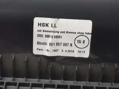Автозапчастина б/у бардачок для skoda fabia combi 1.0 tsi посилання на oem iam 6v1857097n  6v1857097n