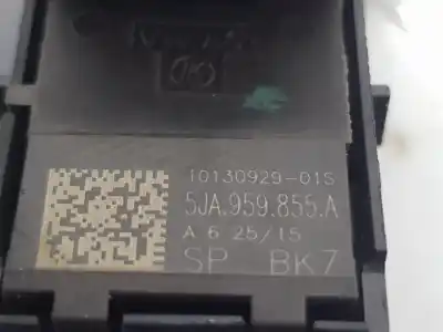 Автозапчасти б/у выключатель переднего правого окна за skoda rapid spaceback (nh1) 1.6 tdi ссылки oem iam 5ja959855a  5ja959855a