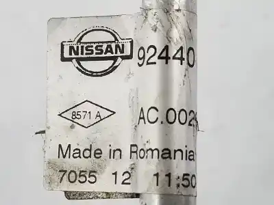 Second-hand car spare part air conditioning pipes for nissan pulsar fastback (c13) 1.5 dci oem iam references 924403zn0a  924403zn0a