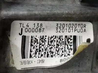 Second-hand car spare part gearbox for nissan pulsar fastback (c13) 1.5 dci oem iam references tl4138  3201001q9p