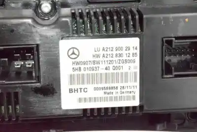 Second-hand car spare part climate control for clase c clase e lim. 2.1 cdi oem iam references 2129006527  a2129002914