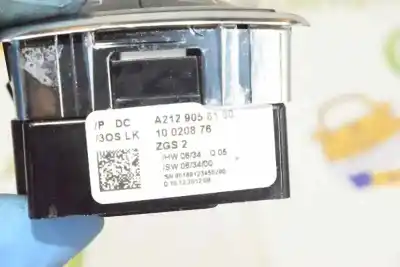 Second-hand car spare part left front power window switch for clase c clase e lim. 2.1 cdi oem iam references a2129058100  a2129056100
