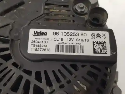 Second-hand car spare part alternator for citroen berlingo multispace (b9) 1.6 bluehdi 100 oem iam references 9810525380