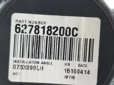 Second-hand car spare part rear left seat belt for nissan pulsar fastback (c13) 1.5 dci oem iam references 627818200c  627818200c