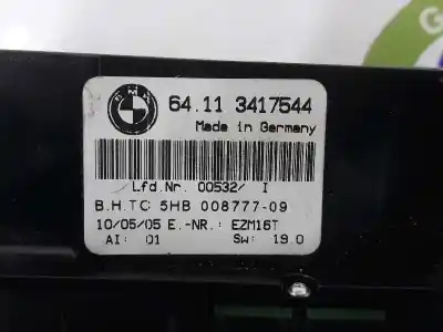 Peça sobressalente para automóvel em segunda mão comando de sofagem (chauffage / ar condicionado) por bmw x3 (e83) 2.0 d referências oem iam 64113417544  64113443981