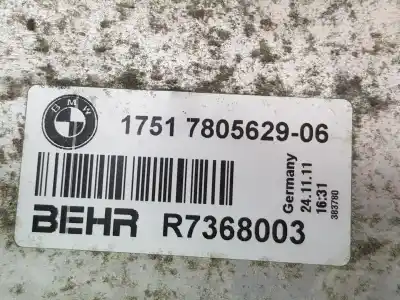 Peça sobressalente para automóvel em segunda mão intercooler por bmw serie 7 (f01/f02) 730d referências oem iam 17517805629