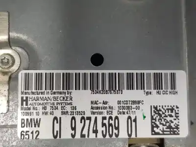 Автозапчасти б/у gps-навигационная система за bmw 7 (f01, f02, f03, f04) 730 d ссылки oem iam 65129274569  65129274569 Автозапчасти б/у gps-навигационная система за bmw 7 (f01, f02, f03, f04) 730 d ссылки oem iam 65129274569  65129274569