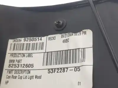 Автозапчастина б/у центральний подлокник для bmw x5 (e53) 3.0 d посилання на oem iam 8402933  51168263733