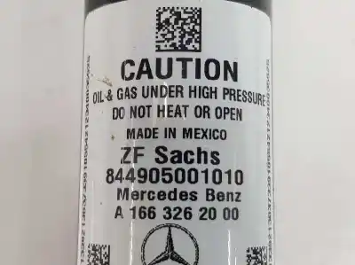 Second-hand car spare part rear left shock absorber for clase c clase m 2.1 cdi oem iam references a1663262000  1663262000