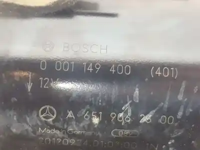 Second-hand car spare part starter motor for clase c clase m 2.1 cdi oem iam references 6519062800  