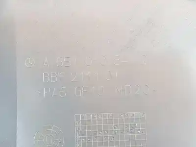 Автозапчастина б/у крішка двигуна для clase c clase m 2.1 cdi посилання на oem iam a6510108412  6510108412