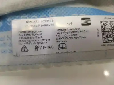 Автозапчастина б/у передня права подушка безпеки для seat leon st (5f8) 1.6 tdi посилання на oem iam 5f4880742  5f4880742