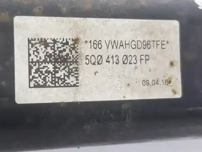 Second-hand car spare part front left shock absorber for seat leon st (5f8) 1.6 tdi oem iam references 5q0413023fp  5q0413023fp