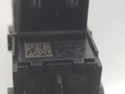 Second-hand car spare part rear left power window switch for seat leon st (5f8) 1.6 tdi oem iam references 5g0959855q  5g0959855q