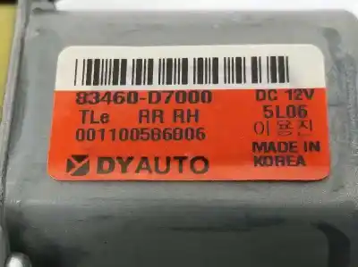 Автозапчасти б/у мотор заднего правого стекла за hyundai tucson (tl, tle) 1.6 gdi ссылки oem iam 83460d7000  83460d7000