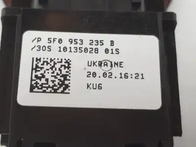 Second-hand car spare part hazard warning lights for seat leon st (5f8) 1.6 tdi oem iam references 5f0953235b  5f0953235b