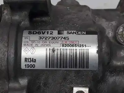 Автозапчастина б/у компресор кондиционера для renault twingo ii (cn0_) 1.5 dci (cn0e) посилання на oem iam 8200651251  8200651251