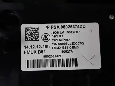 Second-hand car spare part multifunction switch for ds 5 1.6 blue-hdi fap oem iam references 98025374zd  98025374zd