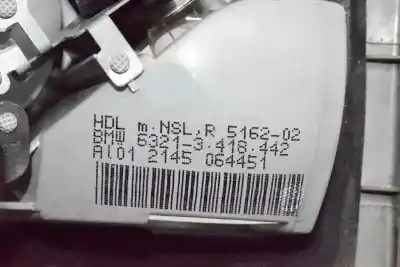 Second-hand car spare part right tailgate door light for bmw x3 (e83) 2.0 d oem iam references 63213418442  63213420204