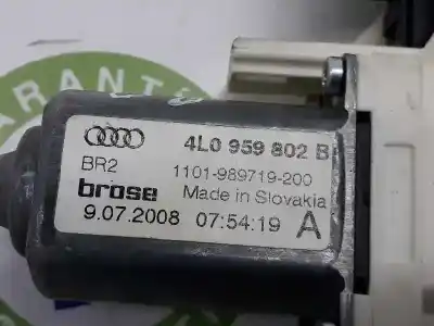 Автозапчастина б/у двигатель переднього правого скла для audi q7 (4l) v6 3.0 tdi (176kw) ambiente посилання на oem iam 4l0959802b  4l0959802b