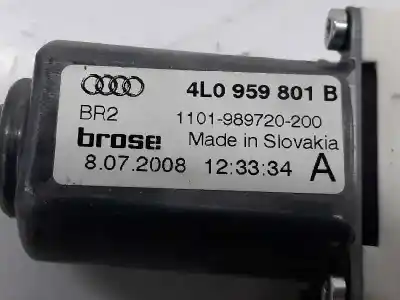 Автозапчасти б/у мотор переднего левого стекла за audi q7 (4l) v6 3.0 tdi (176kw) ambiente ссылки oem iam 4l0959801b  4l0959801b