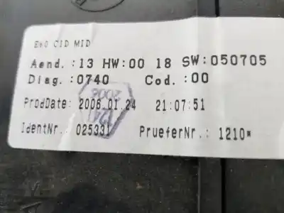 Second-hand car spare part multifunction display for bmw 5 (e60) 525 d oem iam references 65829111269  65826970342