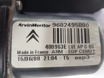 Автозапчасти б/у мотор переднего левого стекла за citroen c4 picasso i monospace (ud_) 1.6 hdi ссылки oem iam 9221cz  9221cz