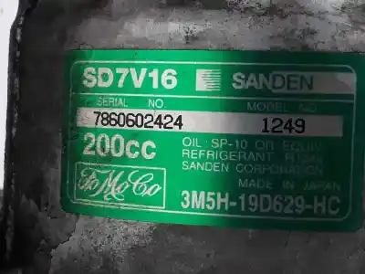 Pezzo di ricambio per auto di seconda mano compressore aria condizionata per ford focus ii sedán (db_, fch, dh) 2.0 tdci riferimenti oem iam 3m5h19d629hc  3m5h19d629hc