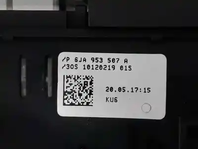 Автозапчастина б/у вимикач для seat toledo iv (kg3) 1.0 tsi посилання на oem iam 6ja953507a  6ja953507a