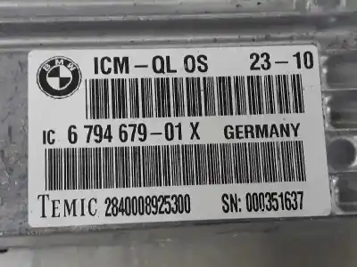 Peça sobressalente para automóvel em segunda mão boitier de commande de abs por bmw x6 3.0 turbodiesel referências oem iam 6794679  