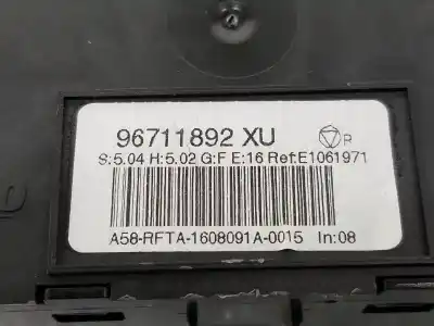 Автозапчасти б/у климат-контроль за citroen c3 picasso (sh_) 1.6 bluehdi 100 ссылки oem iam 6452q3  96711892xu