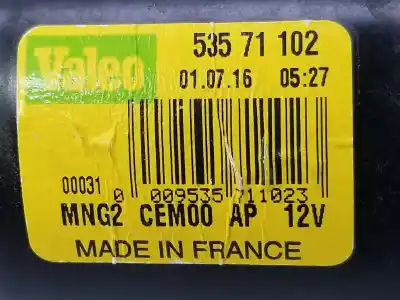 Peça sobressalente para automóvel em segunda mão motor do limpa para brisas por citroen c3 picasso (sh_) 1.6 bluehdi 100 referências oem iam 9673169280  6405ns