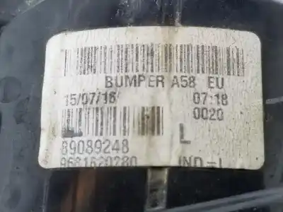 Tweedehands auto-onderdeel bumperlamp links achter voor citroen c3 picasso (sh_) 1.6 bluehdi 100 oem iam-referenties 9681620280  6350hj